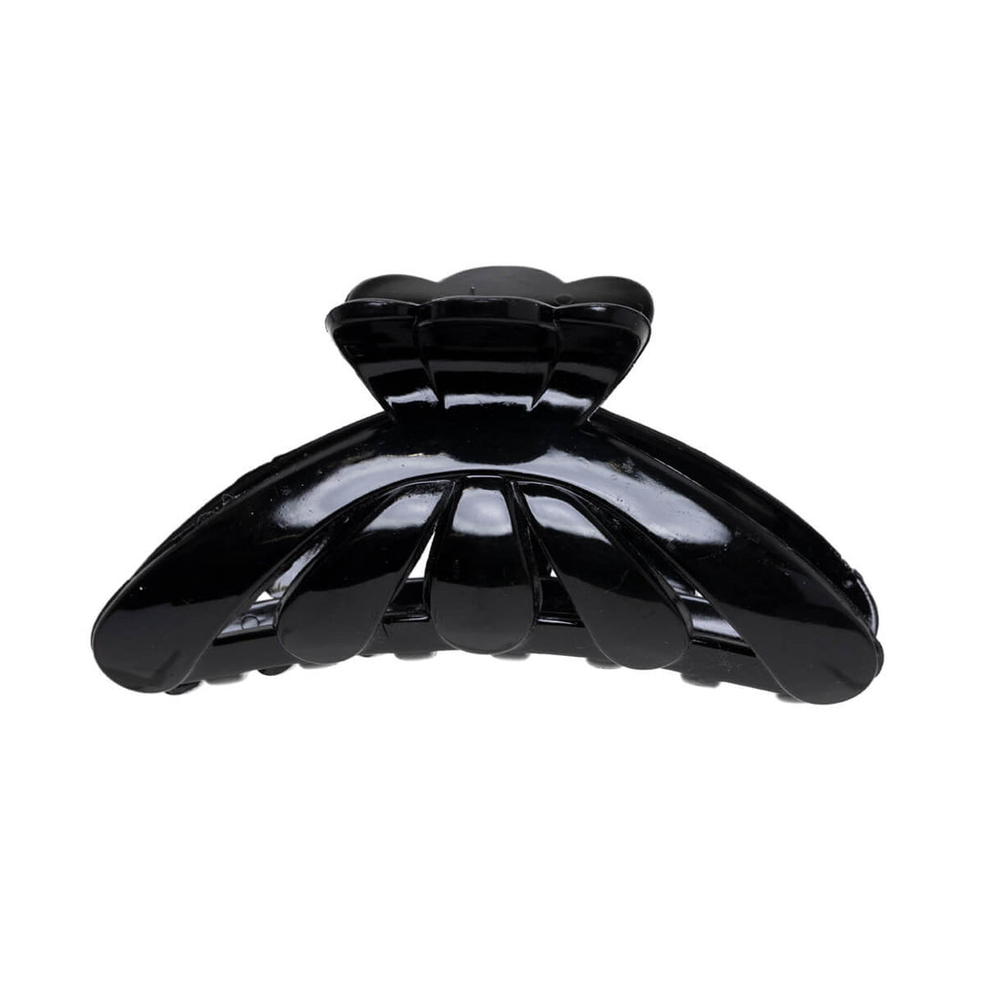 Curved lämnade hajtanden på hårklämma 12 cm