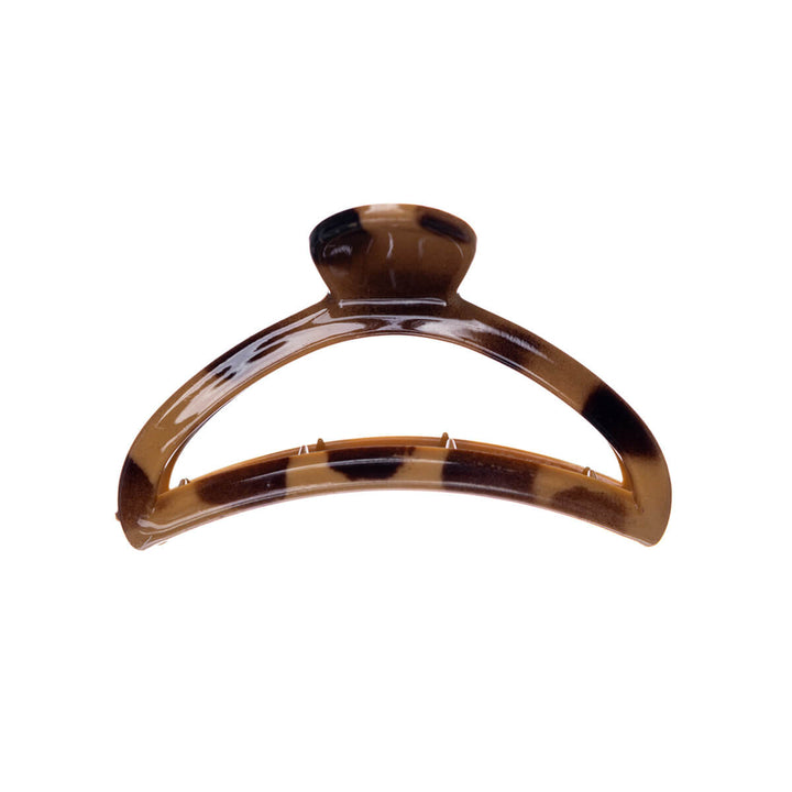 Randig krökt hajtand av hårklipp 9,5 cm