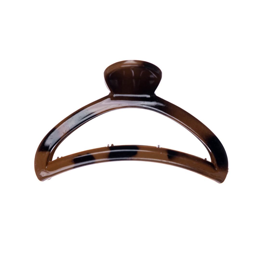 Randig krökt hajtand av hårklipp 9,5 cm