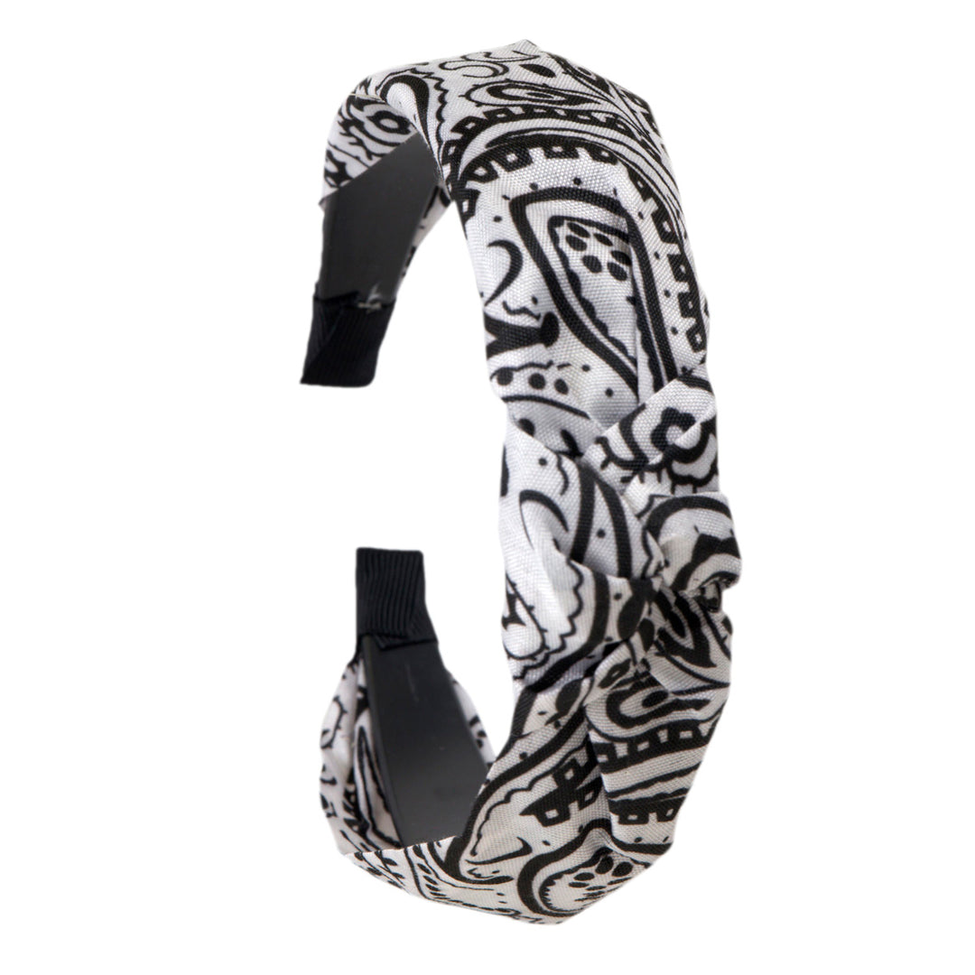Bandana hairband with knot