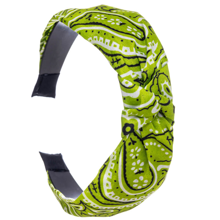 Bandana hairband with knot