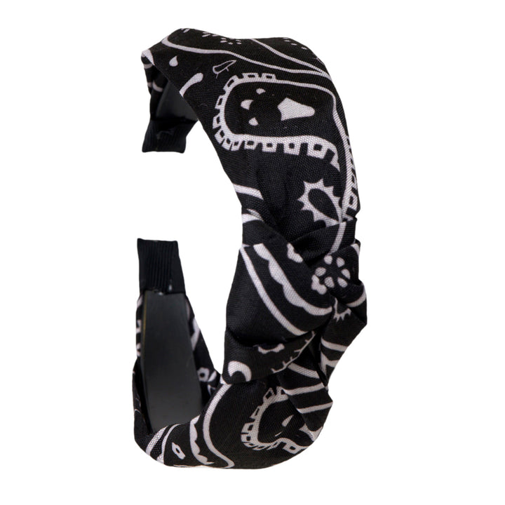 Bandana hairband with knot