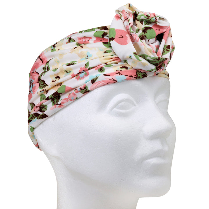 Turban elastisk huvudbonad