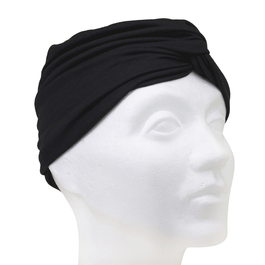 Turban elastisk huvudbonad