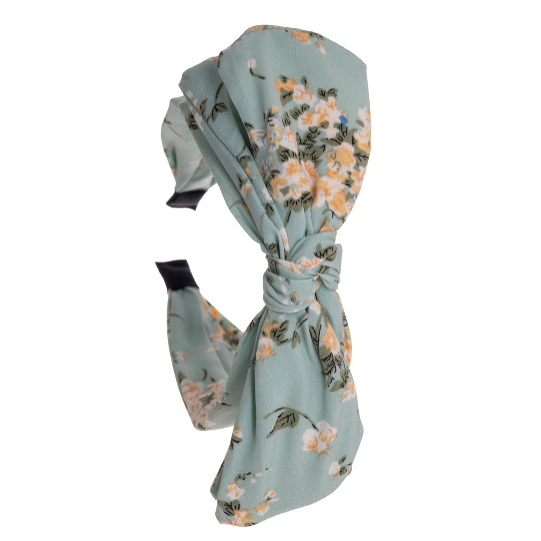 A wide banter of a hairstyle