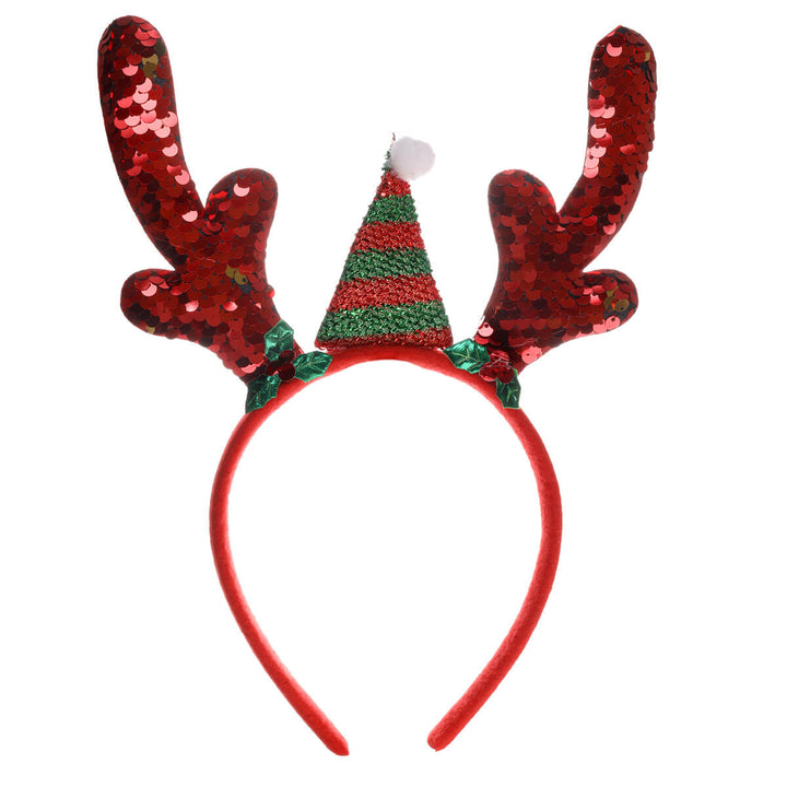 Reindeer horn hairband Christmas collar