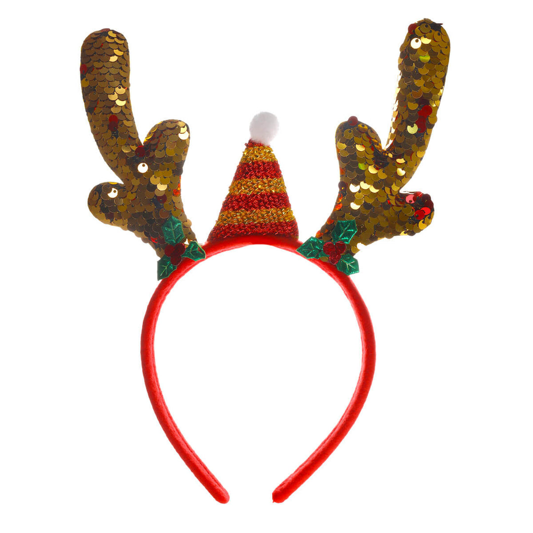 Reindeer horn hairband Christmas collar