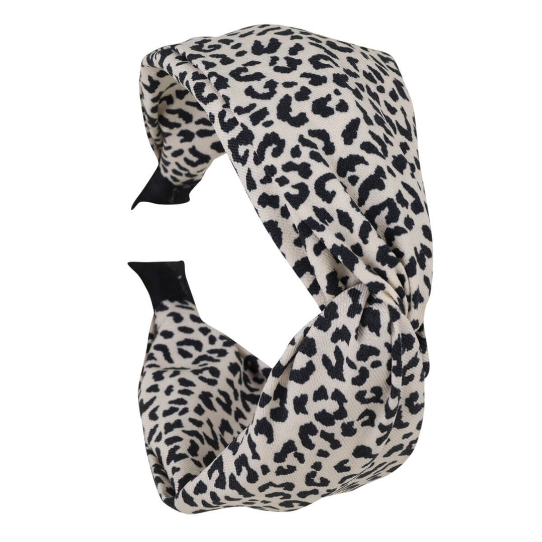 Bred fläckig mjuk hårkrage 7cm