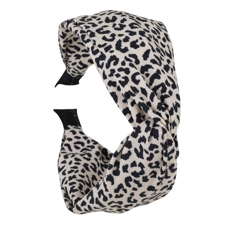 Bred fläckig mjuk hårkrage 7cm