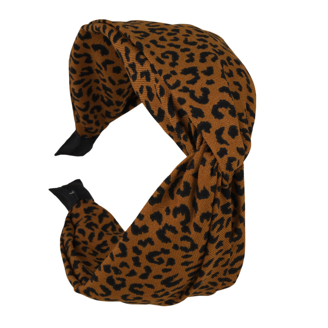 Bred fläckig mjuk hårkrage 7cm