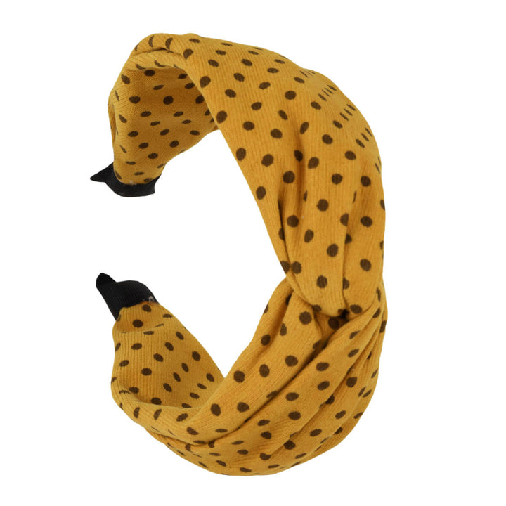 Bred fläckig mjuk hårkrage 7cm