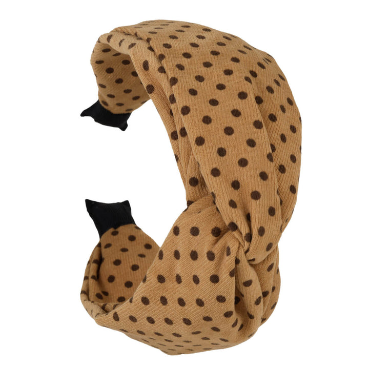 Bred fläckig mjuk hårkrage 7cm