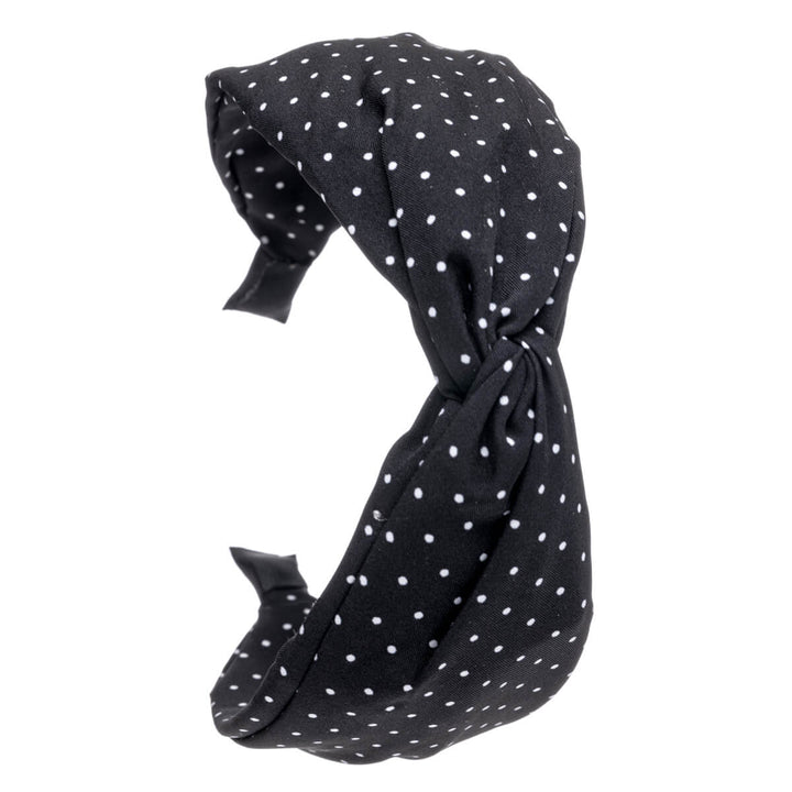 Wide spotted hair collar 6,5cm