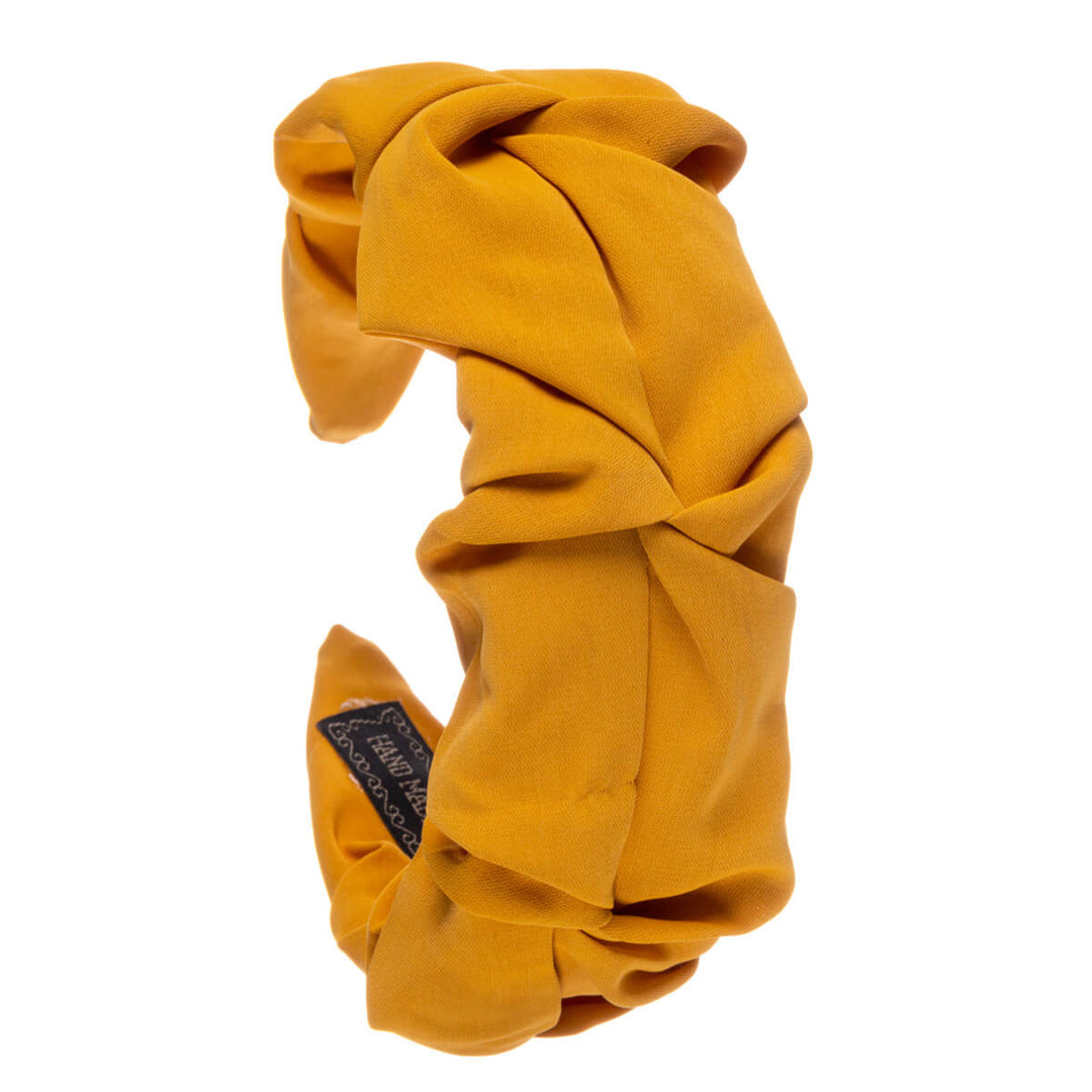 Skrynkligt brett monokromt hårband 5,5cm