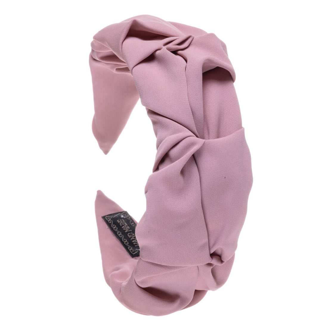 Skrynkligt brett monokromt hårband 5,5cm