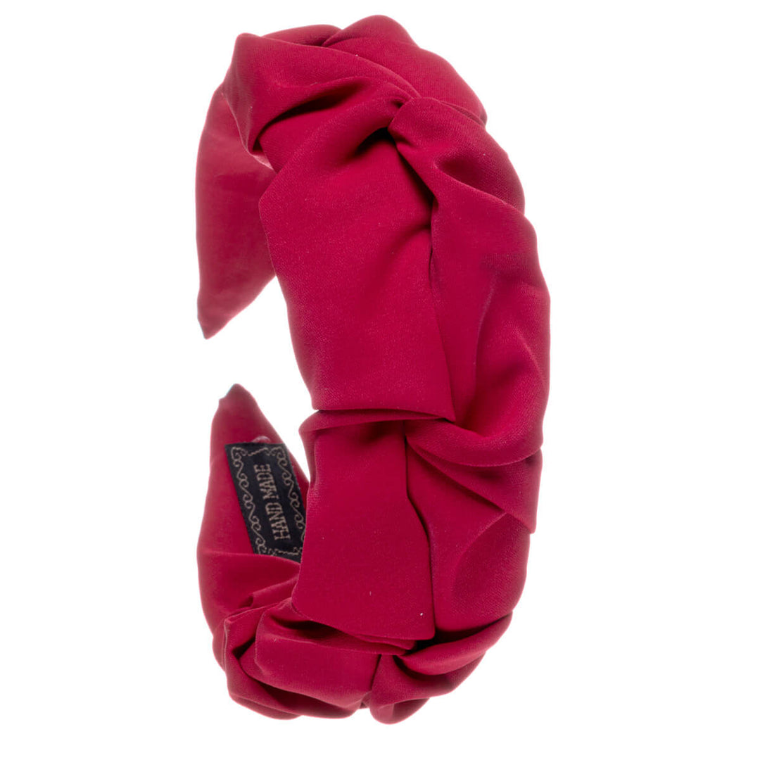 Skrynkligt brett monokromt hårband 5,5cm