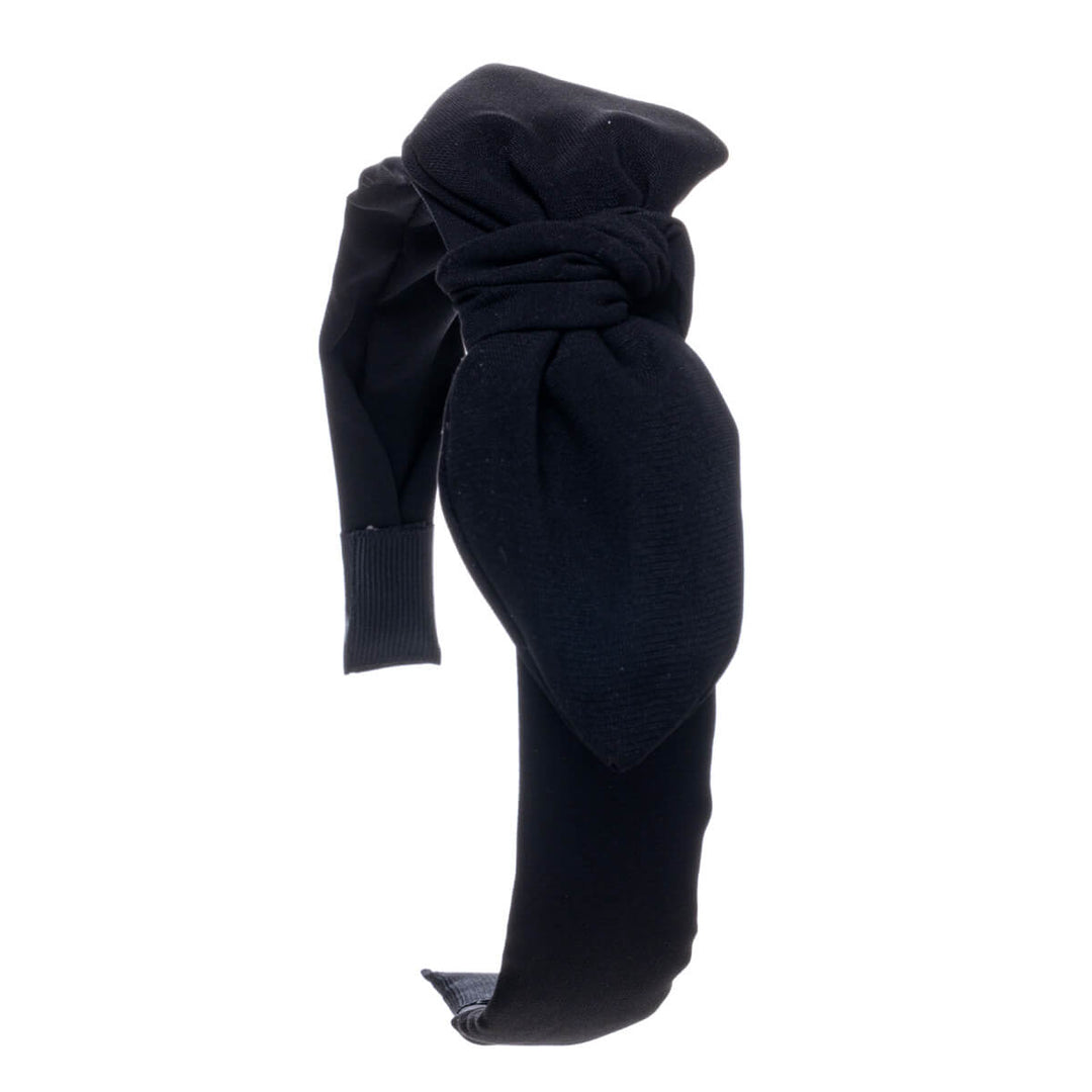 Monochrome bow tie hairband 3,5cm