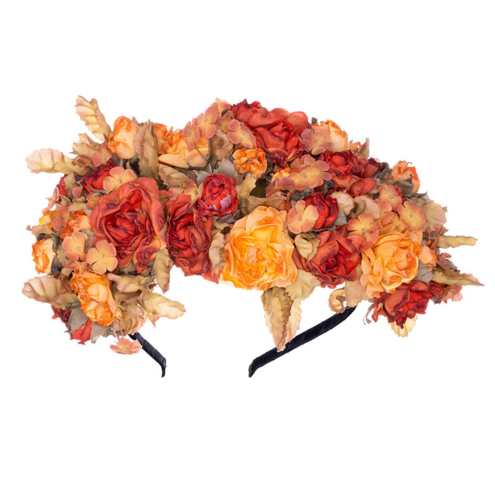 Rich flower hairband flower collar