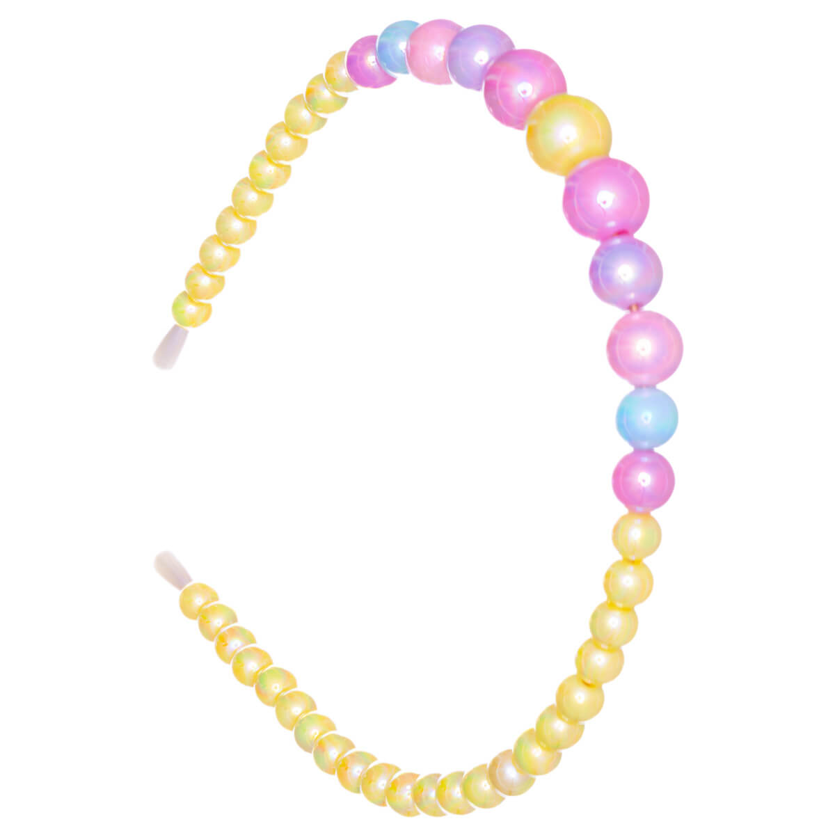Färgglatt hårband med pärlor för barn
