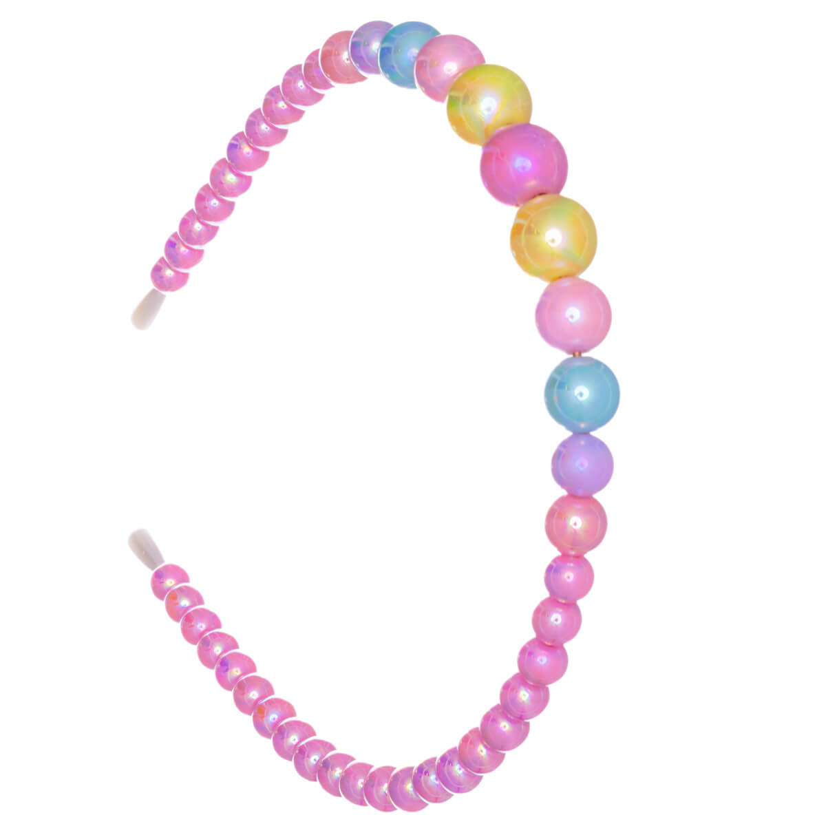 Färgglatt hårband med pärlor för barn