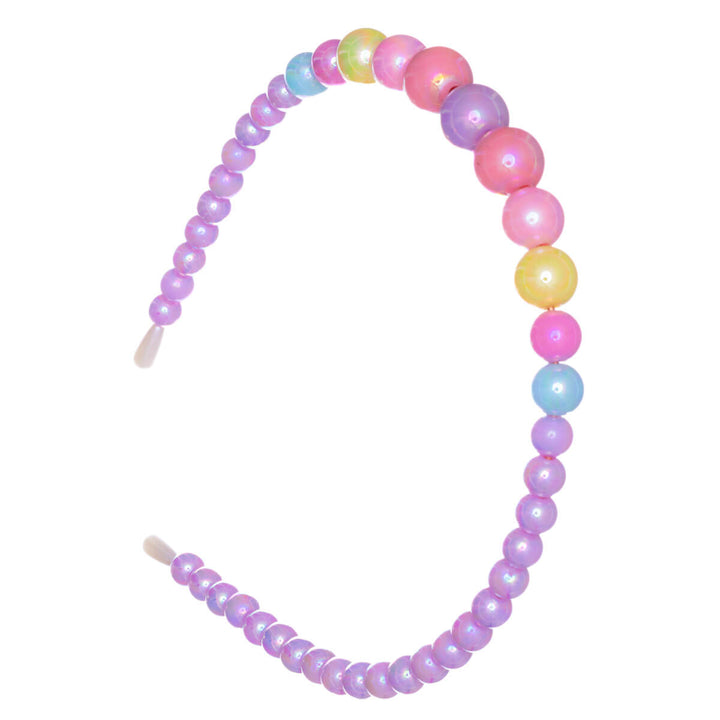 Colourful beaded children's hairband