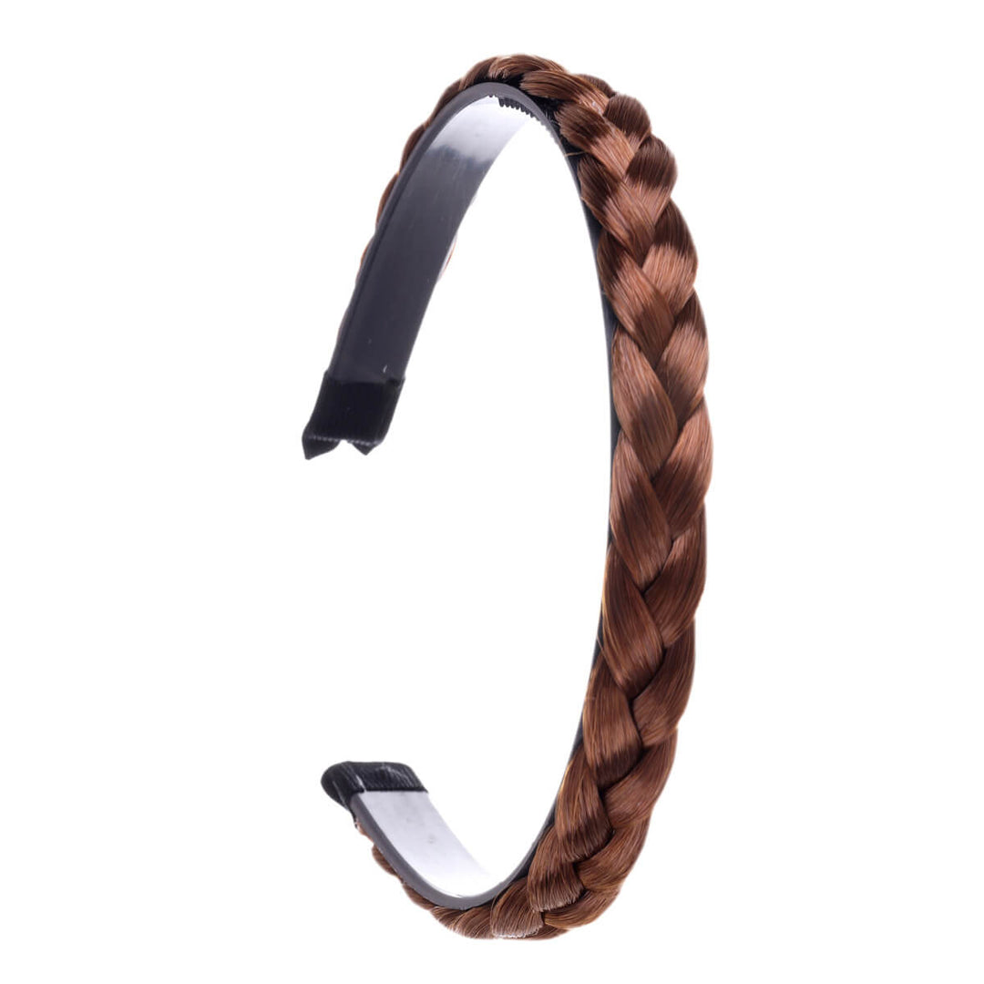 Braided hairband braided braid from hair 1,5cm