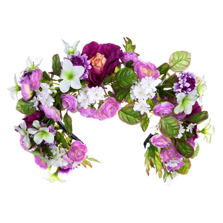 Rich flower hairband flower collar