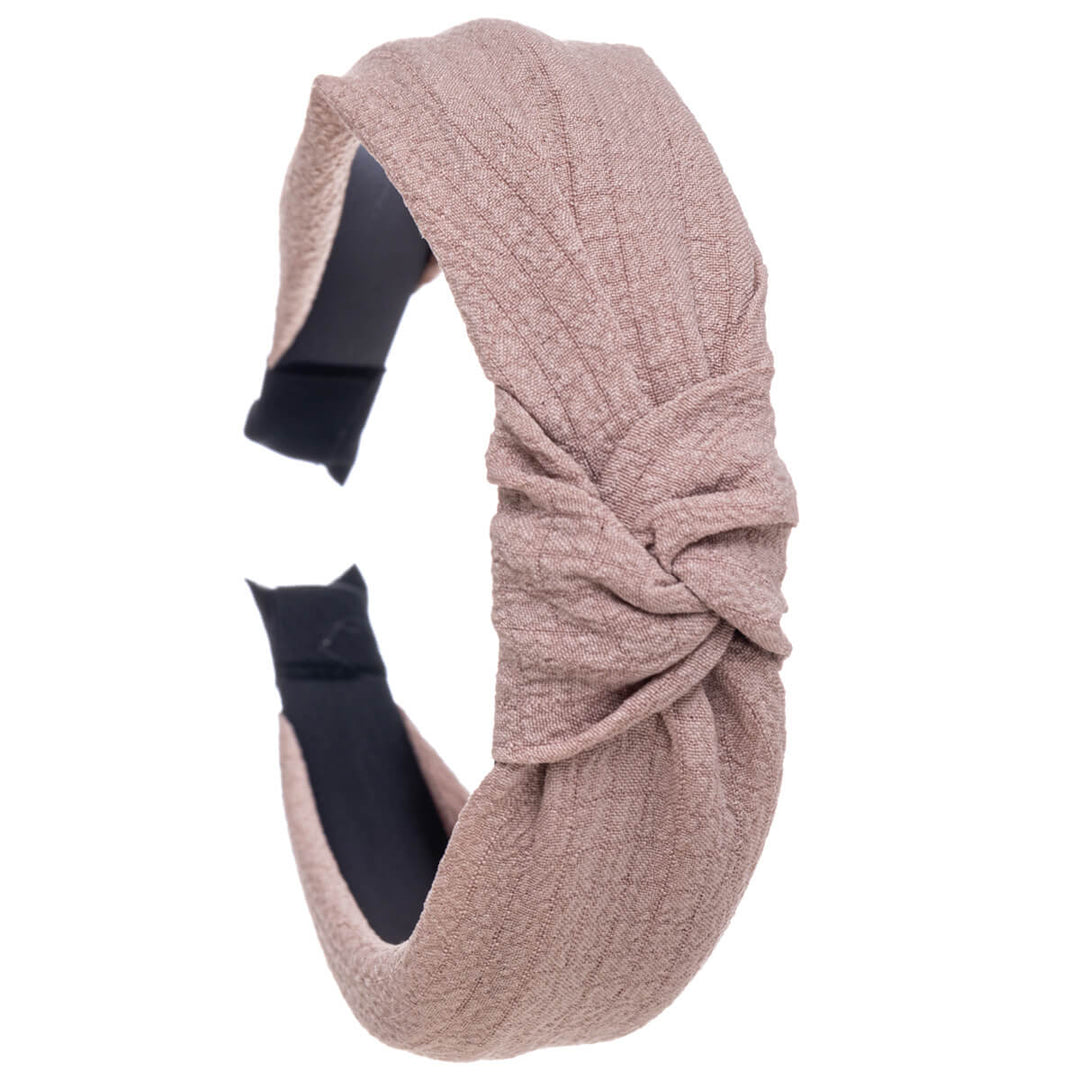 Monokromt hårband med knut 3,1cm