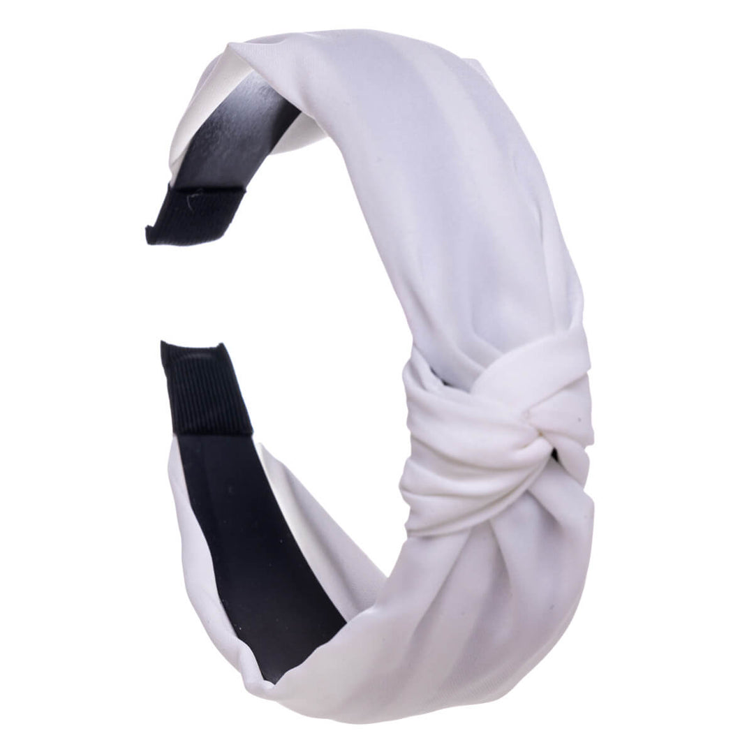 Monochrome hairband with knot 3,1cm