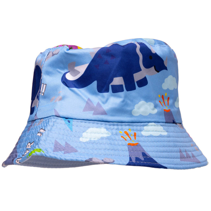 Dinosaurus children's fishing hat reversible