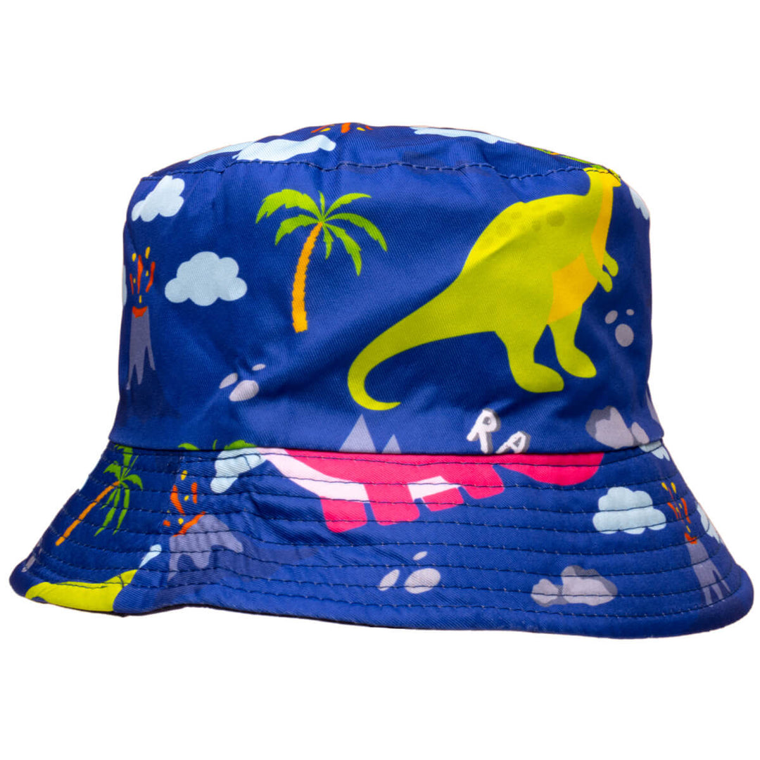 Dinosaurus children's fishing hat reversible