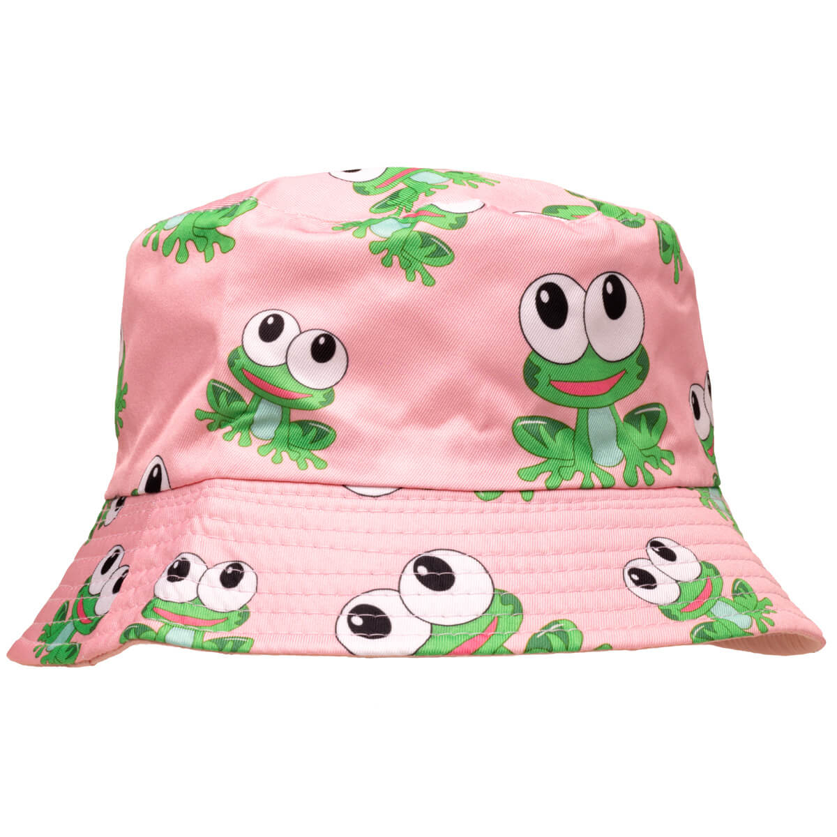 Frog children's fishing hat reversible