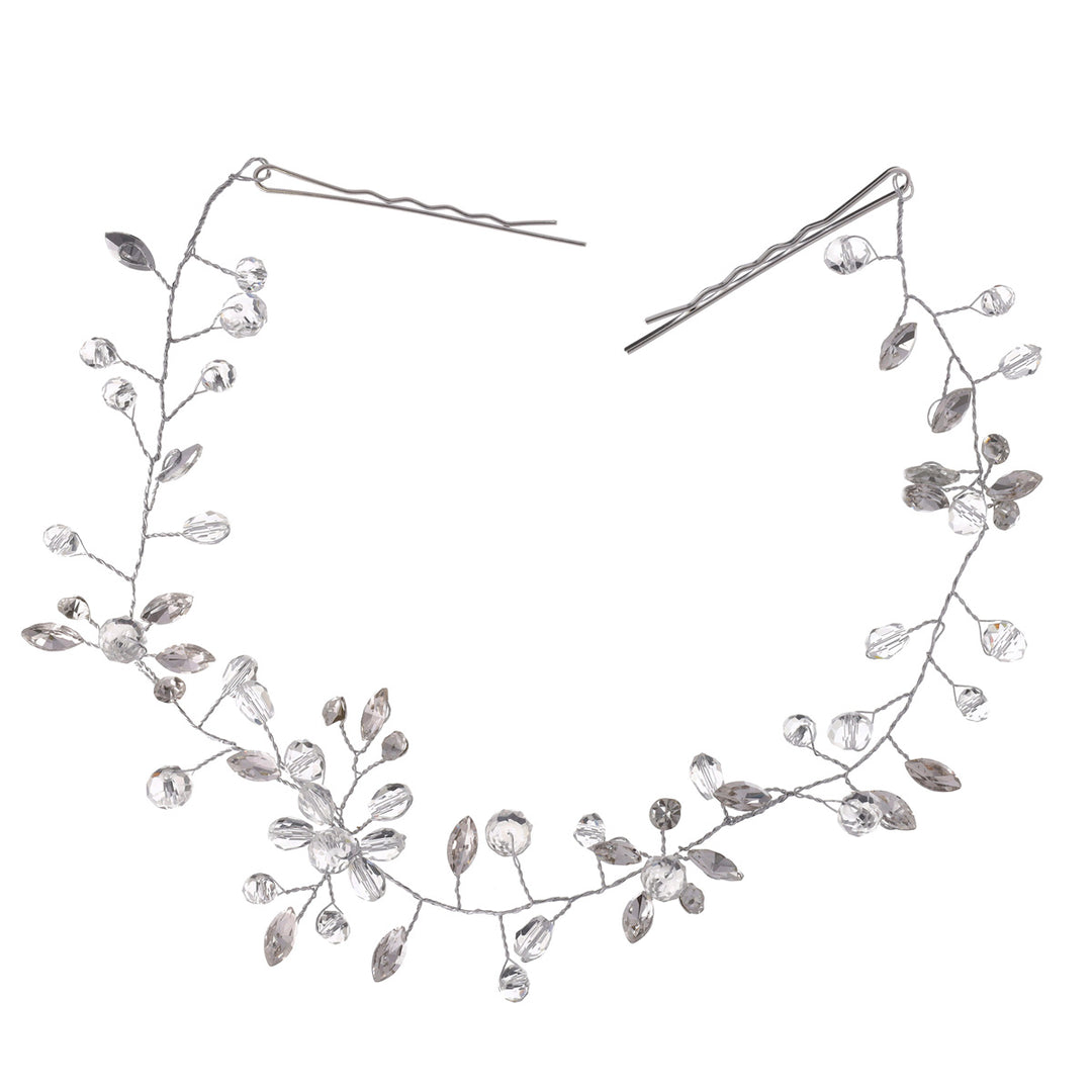 Formad hårdekoration med glaspärla 33 cm