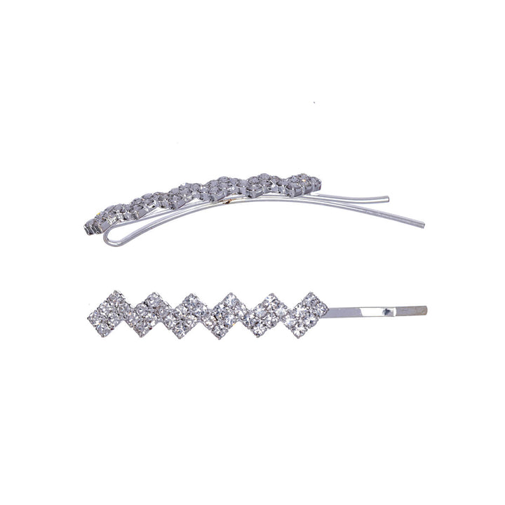 Rhinestone in the hairpin 2pcs