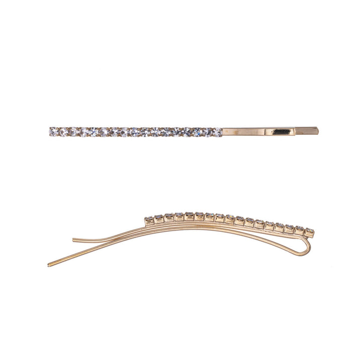 Stone decorative hairpin rhinestone hairpin 2pcs