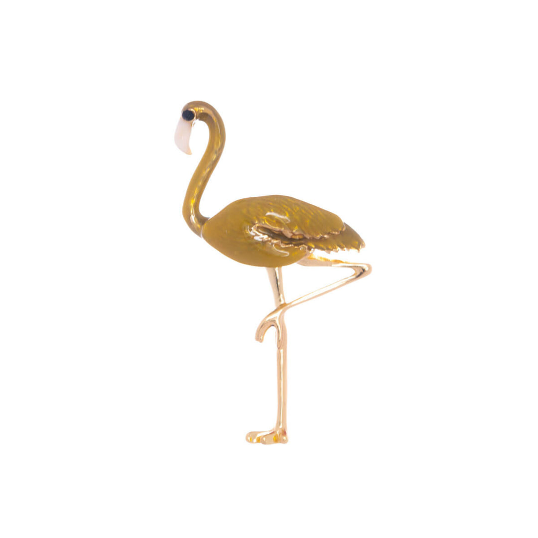 Flamingo brooch