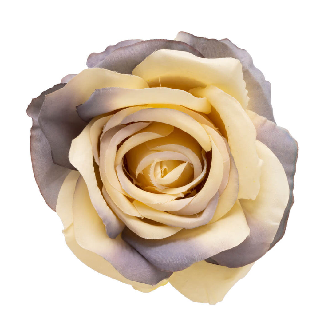 Multitone Rose Hair Flower and Dress Flower 9.5cm