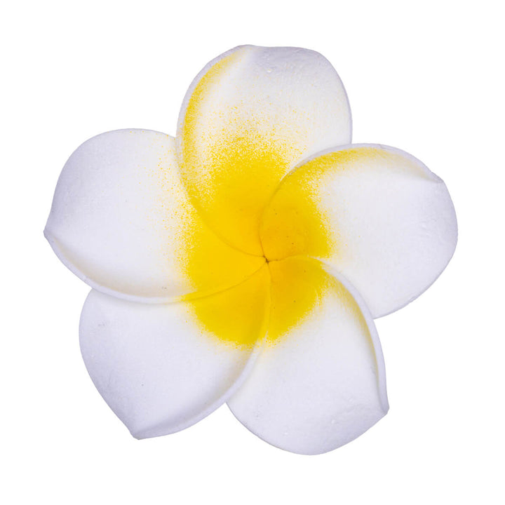 Plumeria hair flower hair clip 7cm