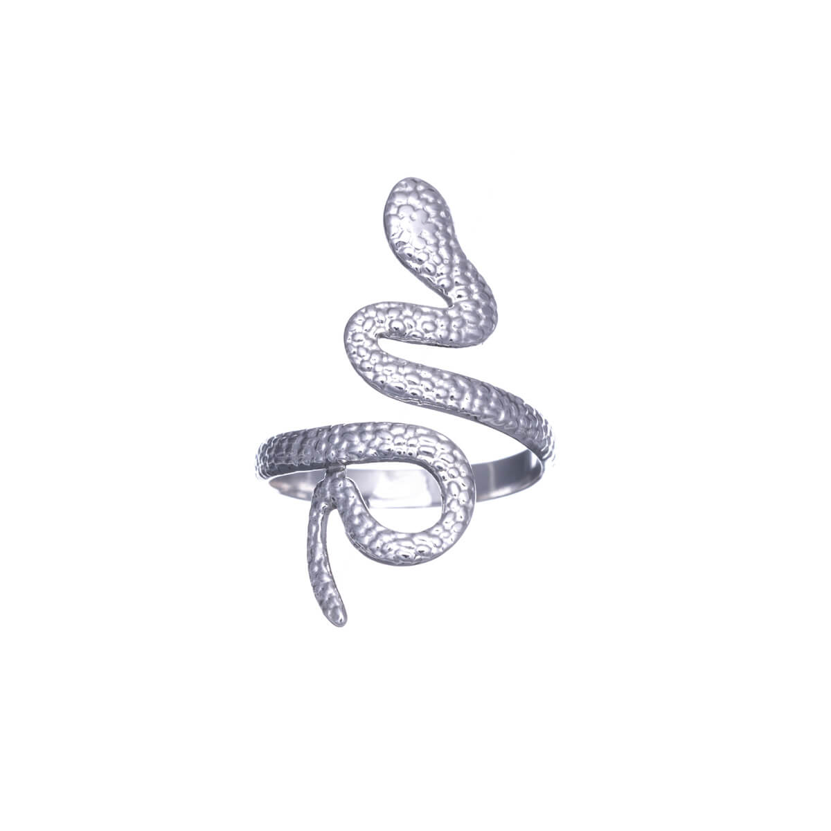 Snake ring enkel storlek stålring (Stål 316L)