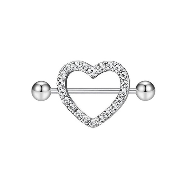 Zirconia Heart Nipple (Steel 316L)