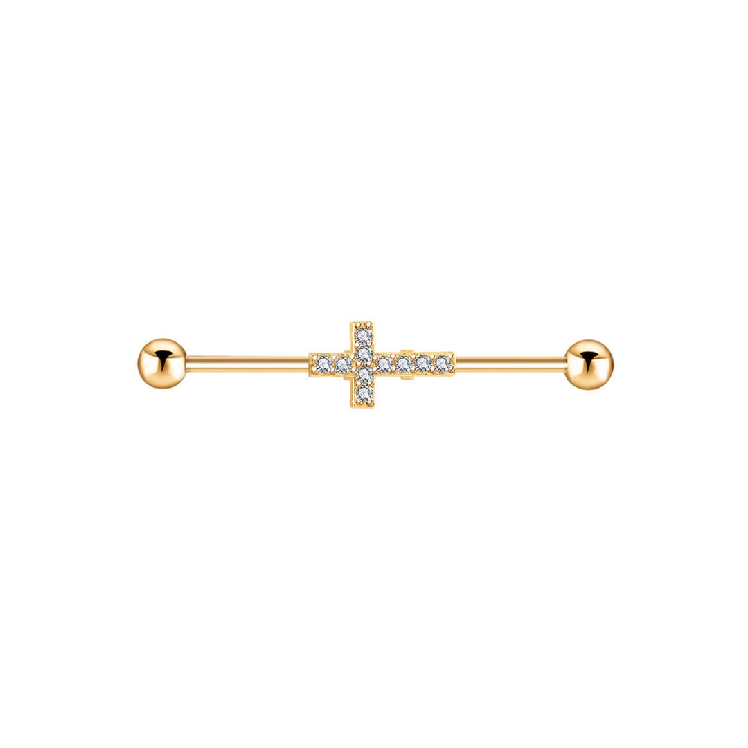 Zirconia cross industrial pin 1.6mm 38mm (Steel 316L)