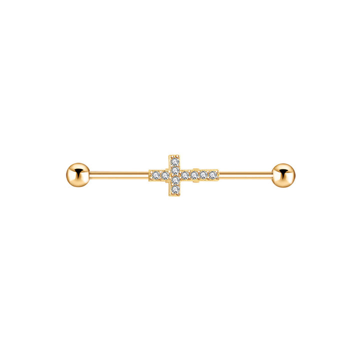 Zirconia cross industrial pin 1.6mm 38mm (Steel 316L)