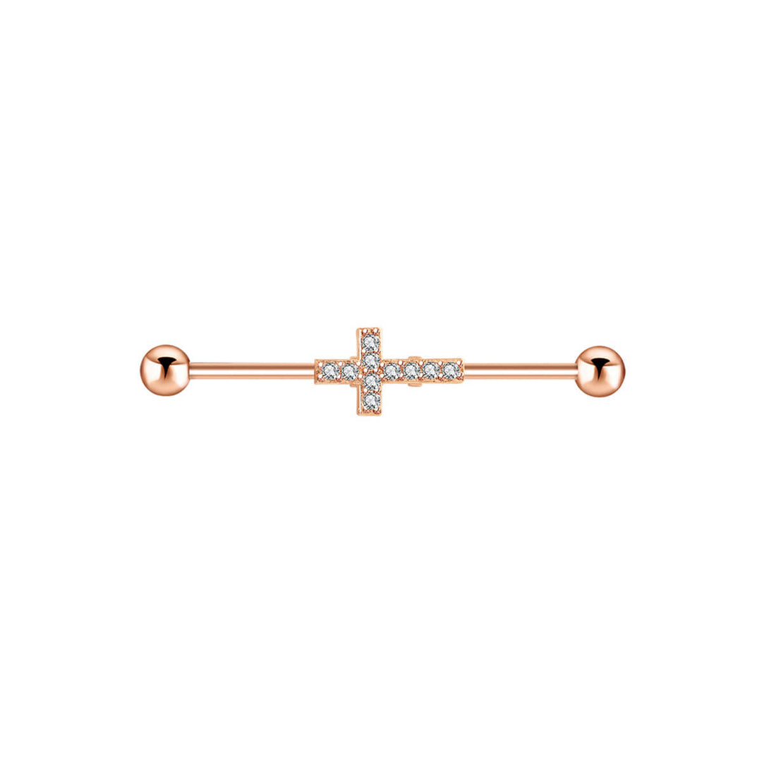 Zirconia cross industrial pin 1.6mm 38mm (Steel 316L)