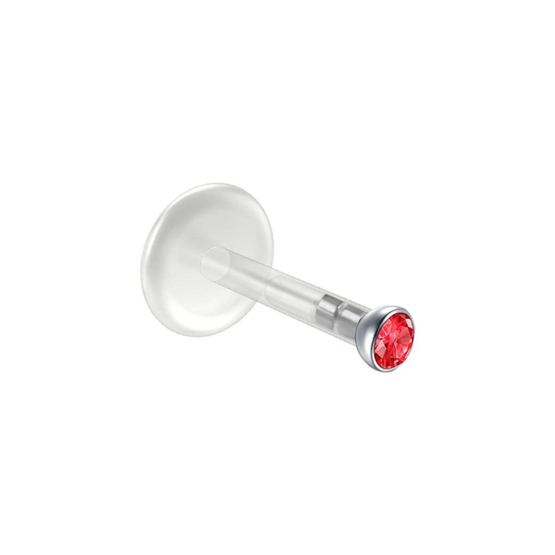 Plastlabret Steniga läppens rör 1,2 mm 8 mm (bioplast)