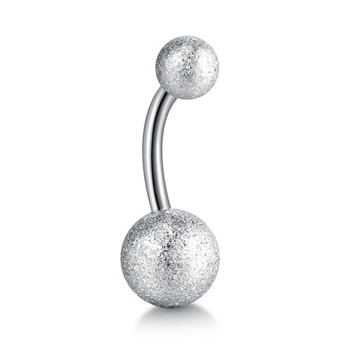 Glittering belly button chain 1.6mm 10mm (Steel 316L)