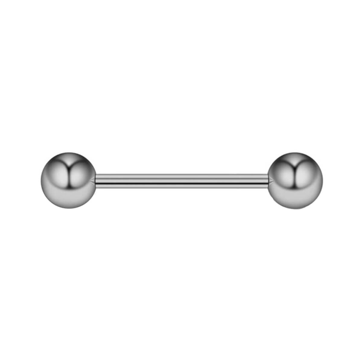 Straight Pin Tongue Jewelry 1,6 mm (Surgery Steel 316L)