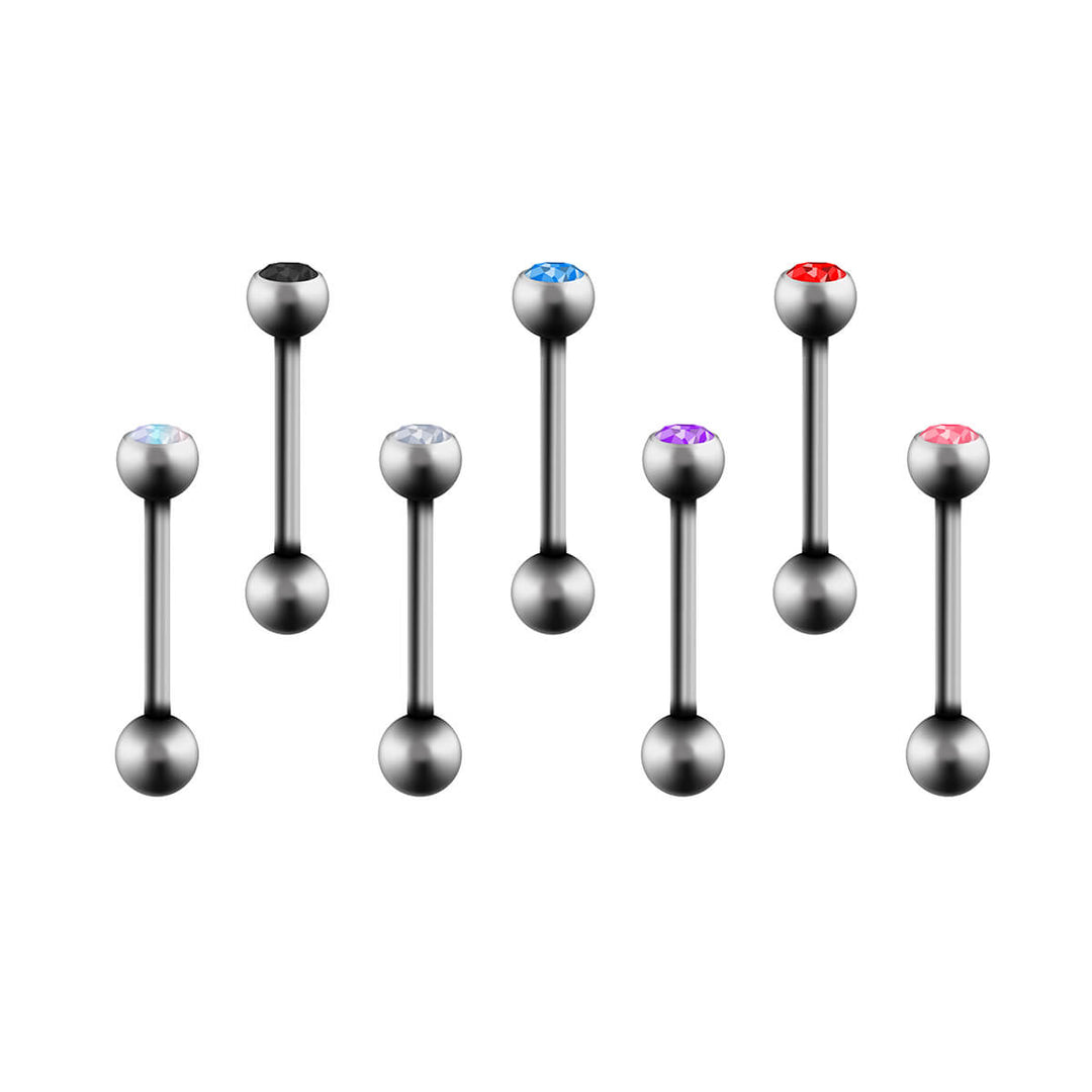 Stone tongue stud 14mm (Steel 316L)