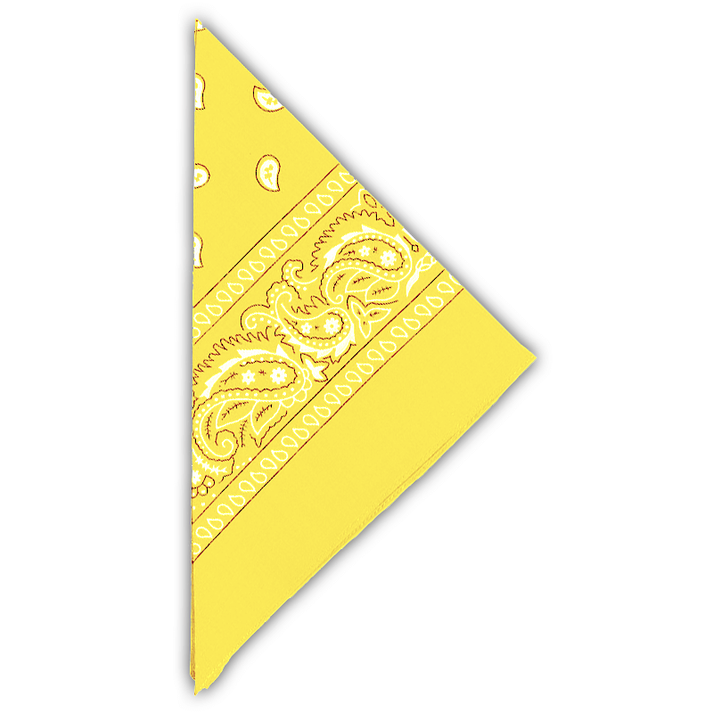 Keltainen bandana huivi 4,95€ 201020000103 | Ninja.fi