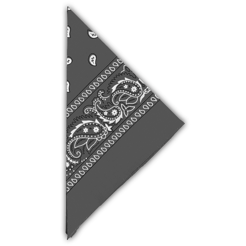 Tummanharmaa bandana huivi 4,95€ 201020000126 | Ninja.fi