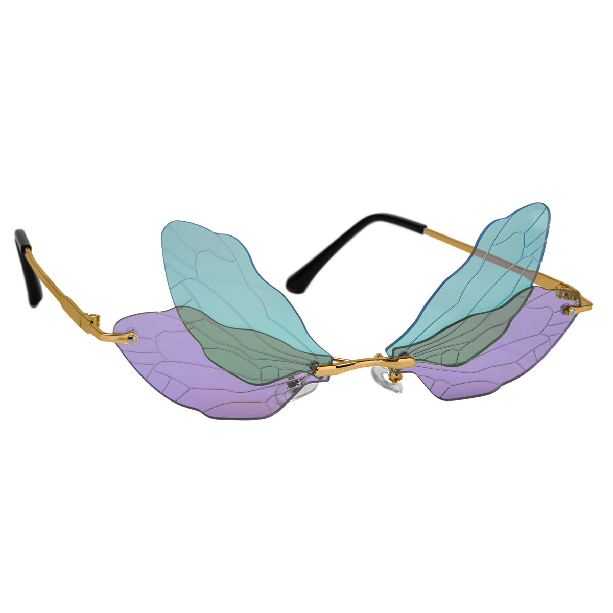 Two -color wing sunglasses